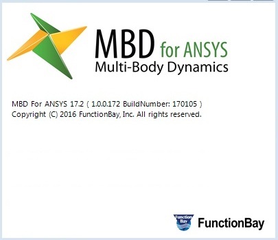 FunctionBay Multi-Body Dynamics for ANSYS 17.2 Win64