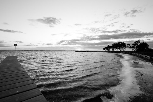 travel bridge sunset sky bw seascape beach water silhouette blackwhite sweden öland canonefs1022mmf3545usm ölandsbron färjestaden kalmarsund