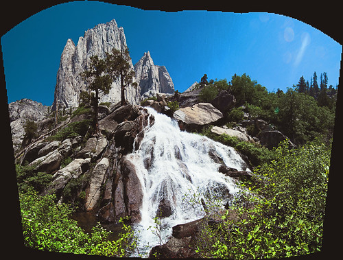 panorama waterfall nikon sequoia highsierratrail hamiltonlake d90