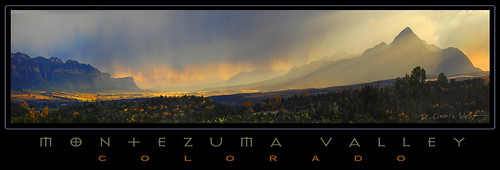 sleeping sunset mountains verde rain poster colorado ute montezuma cortez mesa