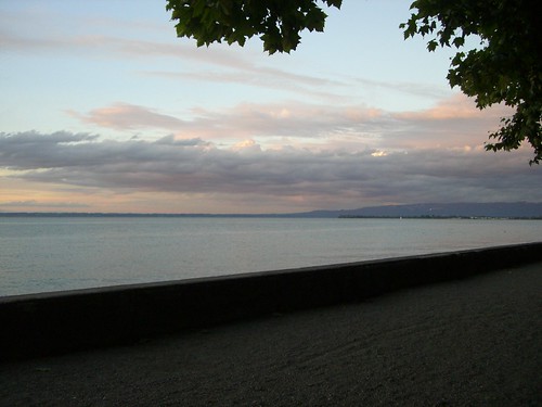 pink blue sunset sky water clouds switzerland lakes rorschach views bodensee rtw lakeconstance