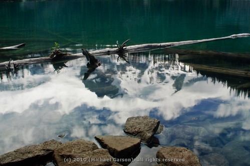 blue summer sky cloud mountain lake snow canada mountains hot reflection green nature water clouds reflections warm walk hike glacier glaciers