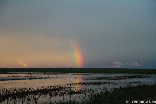 rainbow alberta prairies refelection stormchasing