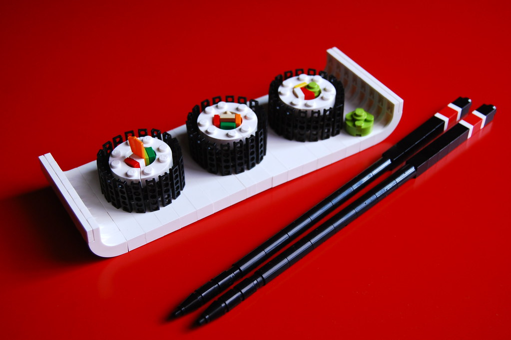 Lego Sushi Plate