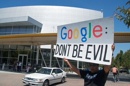 Net Neutrality protest at  Google HQ - GoogleRally 45