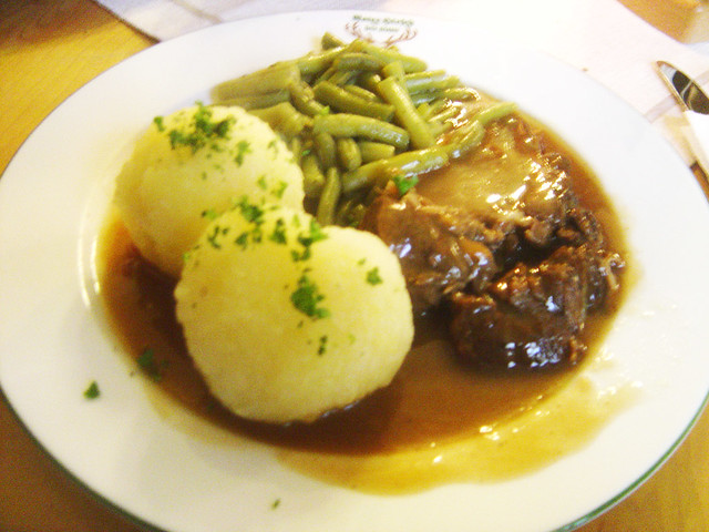 Lammbraten mit grünen Bohnen &amp; Klößen / lamb roast with gr… | Flickr ...