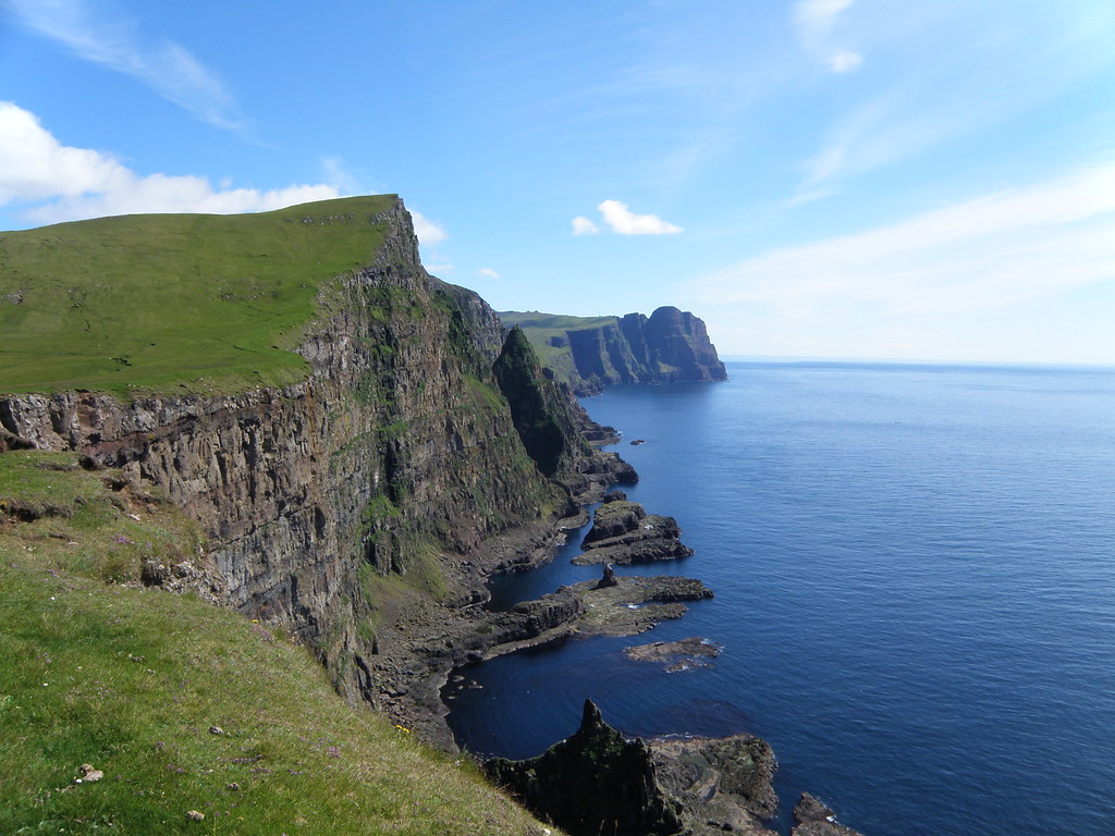 Faroe Islands Cliffs - Eggjarnar - The Cliffs of Vágur, Su ...
