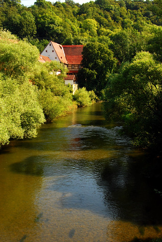 river germany landscape ger widdern badenwuerthemberg