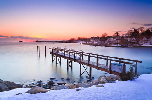 wood winter sunset sea usa snow cold ice water lines creek geotagged islands pier frozen dock dusk connecticut jetty ct thimble trunk chilly stony chill brandford 5dmarkii