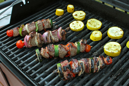 grill: kabobs