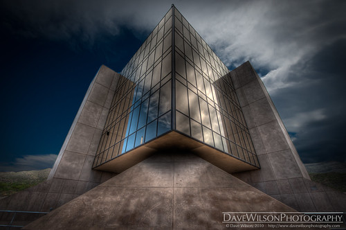 newmexico building glass museum architecture space whitesands cube nm alamogordo hdr newmexicospacehistorymuseum