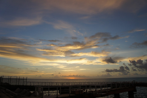 ocean sunset sea summer sky beach japan horizon okinawa 夏 沖縄 ビーチ 下地島