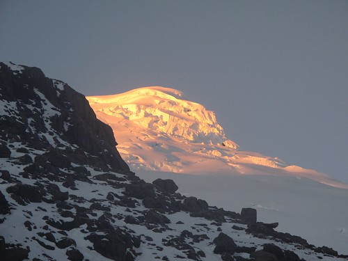mountain volcano ecuador glacier exodus cayambe