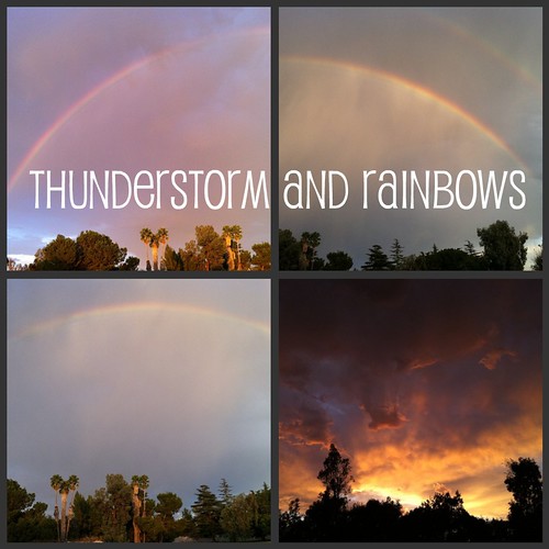 Thunderstorm and Rainbows
