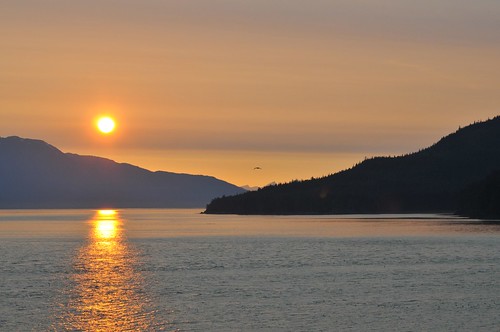 sunset alaska geotagged islands dusk redsky tracyarmfjord