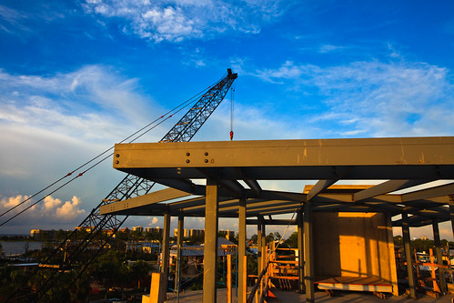 clouds sunrise construction crane bluesky perdidobay rediron 41110