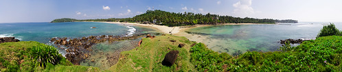 panorama beach sri lanka tropical srilanka waterscape mirissa