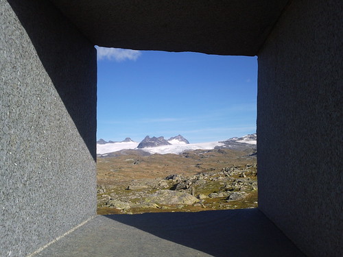art rock stone view frame sognefjellet