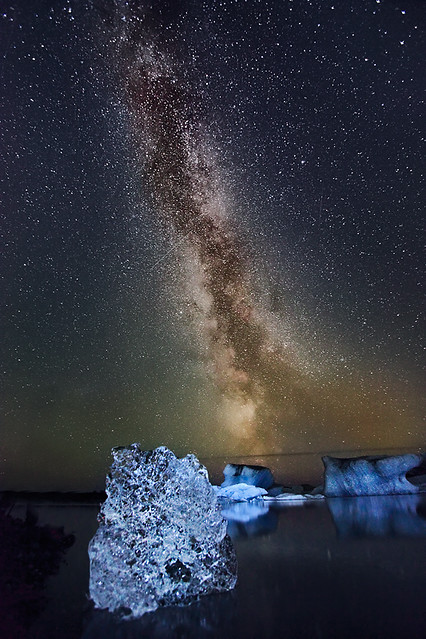 Milky Way - JÃ¶kulsÃ¡rlÃ³n, Iceland