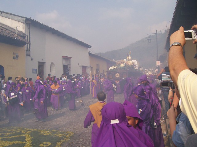 procession in the holy week of antigua guatemala 