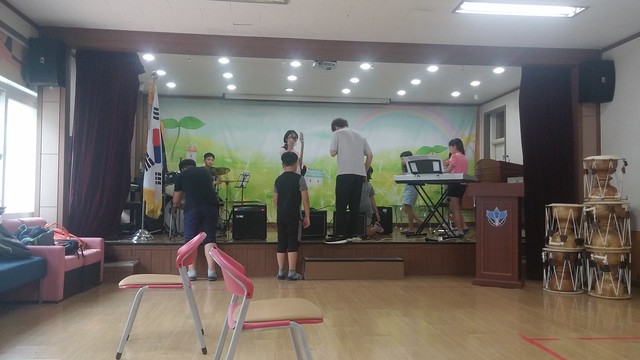 화북초등학교: 밴드 방과후 수업공개