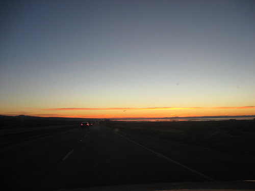 road sunrise desert edwardsafb commute edwards 2010