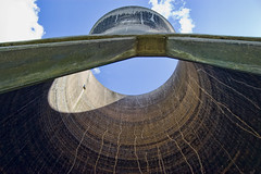 Underneath Cooling Tower