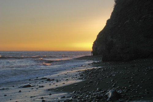 ocean california ca sunset hike lostcoast