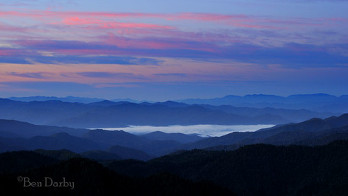mountains clouds sunrise nps smokymountains greatsmokymountainsnationalpark gsmnp mtleconte myrtlepoint lecontelodge d300s n1009054761