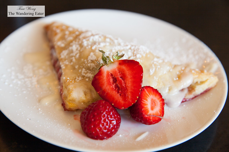 Pastry of the day - Local strawberry turnover