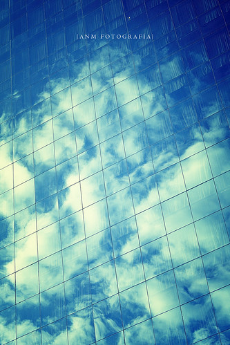 blue sky cloud reflection lines azul clouds reflections hotel squares cielo nubes reflejo cuadros lineas abrahamnm anmfotografía anmfotografiatk