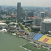 View from Marina Bay Sands hotel - Singapore