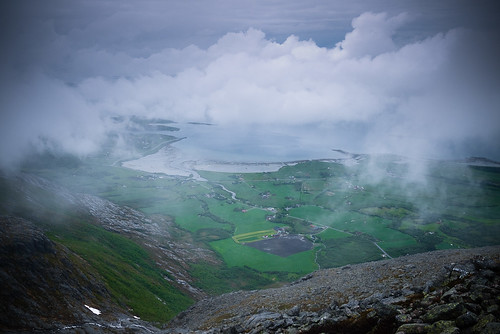 sea water norway clouds islands bay day view cloudy nordland