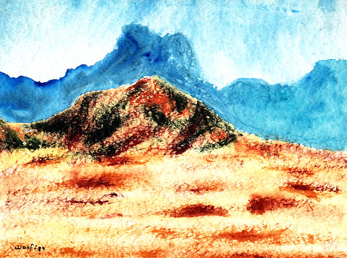blue original sky italy brown white mountain mountains color art nature water beautiful clouds pencil watercolor painting paper landscape geotagged sketch europe paint artist italia desert artistic drawing iraq hill east hills painter draw lovely exile middle barren perugia iraqi akab wasfi mygearandme ringexcellence