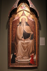 Saint Anthony Abbot Enthroned, Arentino (ca. 1385)