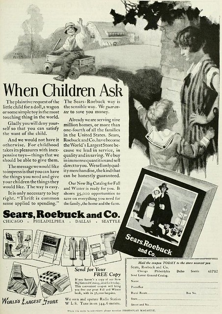 Vintage Advert for Sears Roebuck Catalogue : Photoplay 1925 | Flickr ...