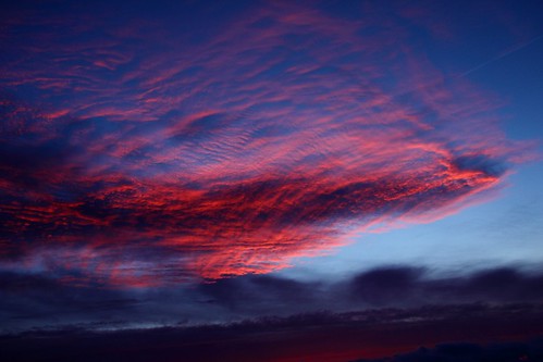 pink blue sun rose clouds sunrise canon grey gris soleil bleu rise nuages levé 550d