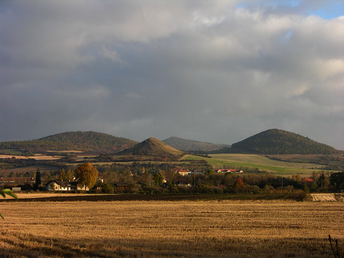 landscape czech hill landschaft krajina české ostrý středohoří líska kamýk hradišťko libčeves