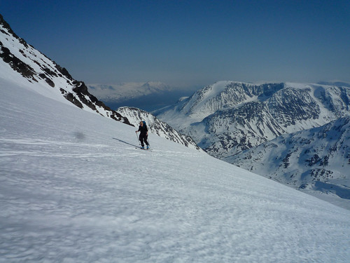 norway view line slope troms alpineskiing