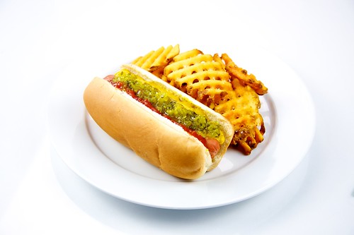 Hot Dog with Fries