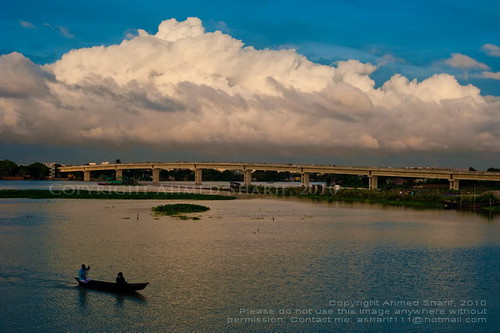 bridge light clouds river boat nikon warm afternoon monsoon second dhaka char bangladesh buriganga nikkoraf50mmf14d d700 basila washpur