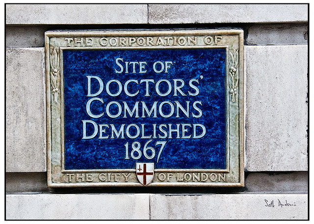Site of the Doctors' Commons
