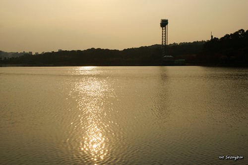 sunset lake reflection bungeejump 호수 율동공원 석양 태양 번지점프 yuldongpark