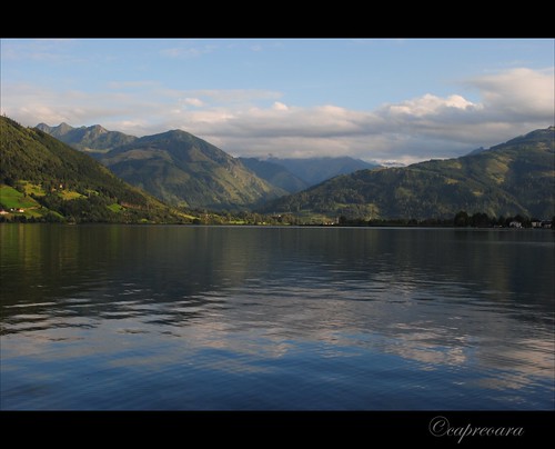 mountain lake landscape austria see am nikon august zellamsee osterreich zell 2010 hohe tauern d3000 salzgamerkut