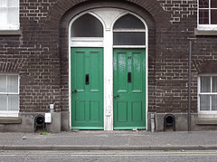 Two Green Doors