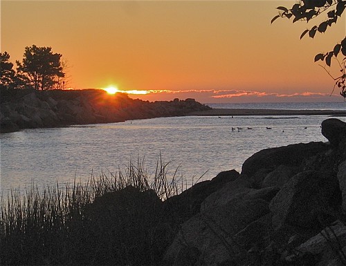 ocean sky water sunrise marsh oceanpark 10210 rachelcarsonnwr goosefarebrook capturingmaine