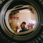 Standard self portrait. From a washing machine