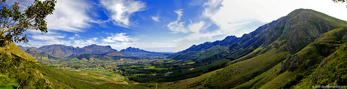 africa panorama landscape southafrica valley panoramica franschhoek sudafrica