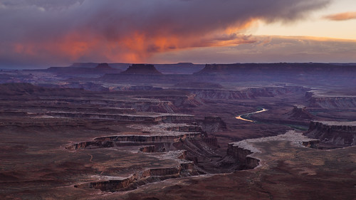 canyonlandsnationalpark greenriveroverlook utah grandcanyon sunset moab storms clouds rock river pentaxk1 pentax2470mm pixelshift landscape western