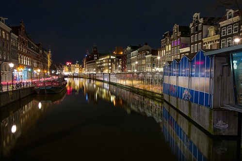 travel sonya7r2 night urban canal amsterdam street colors flowers longexposure view market city